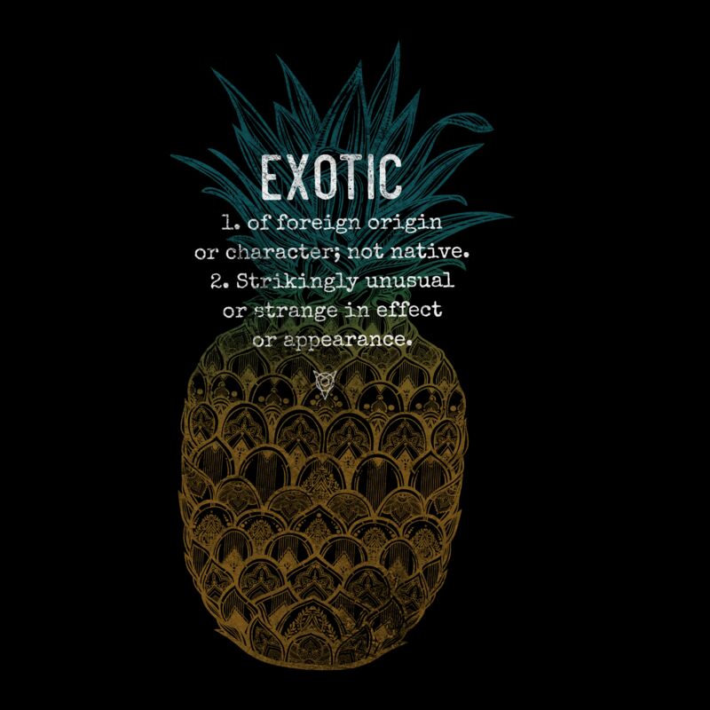 exotic pineapple finished distressed PNG 01 Thumbnail